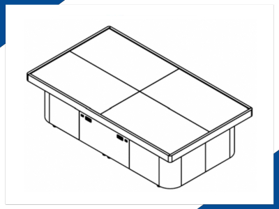 60寸2*2拼接数字电子沙盘